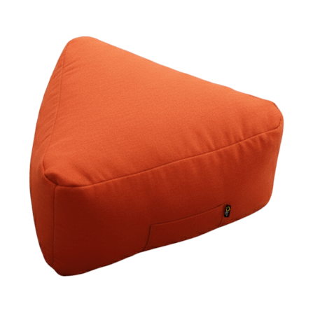 เบาะรองนั่งทรงสามเหลี่ยม RENITA HOME รุ่น ONIGIRI POUF สีส้ม_0